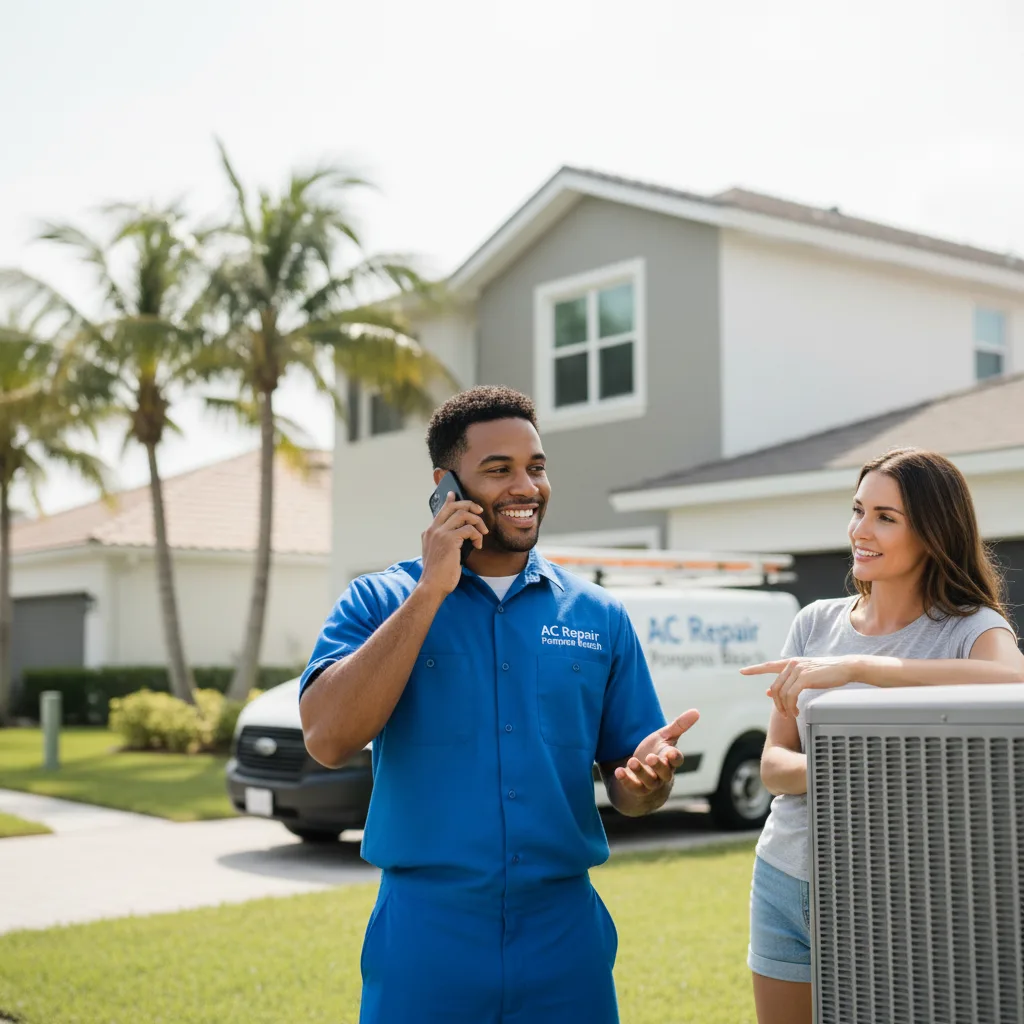 AC Repair Pompano Beach customer support in Cowansville